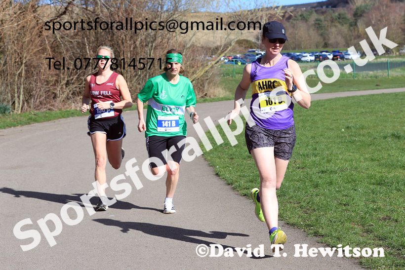 Senior Womens 2026 NECAA Royal Signals Road Relays, Hetton Lyons Country Park, Hetton le Hole. Photo: David T. Hewitson/Sports for All Pics